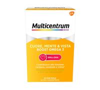MULTICENTRUM Cuore, Mente e Vista - Boost Omega 3, 60 capsule