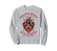 Cuore Messicano Dia de Los Muertos - L'Amore Vive Felpa