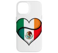 Cuore Metà Irlandese Messicano Radici Eredità Orgoglio Custodia per iPhone 14