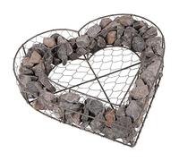 Cuore metallo z piantare/riempire m DKL.pietre DKL.grigio grande