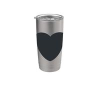 Cuore Nero Bicchiere termico in acciaio inox doppia parete