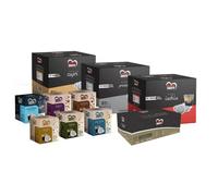 Cuore Nero Caffè - Kit Assaggio 198 Cialde ESE44 - Degustazione Caffè Miscela Procida, Ischia, Capri + Caffè Aromatizzati (Kit Assaggio, 198 Cialde)