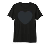 Cuore Nero Maglietta Premium