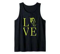 Cuore per cavalli Cavaliere Cavallo con amore per i cavalli Canotta
