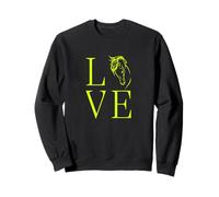 Cuore per cavalli Cavaliere Cavallo con amore per i cavalli Felpa