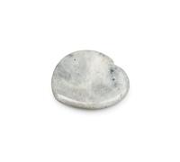 Cuore Pietra Labradorite Naturale - Cristallo Lucidato con Proprietà Energetiche, Cuore Pietra Lucidata, Pietra preoccupazione Cuore 4x4x0,7 CM (Labradorite)