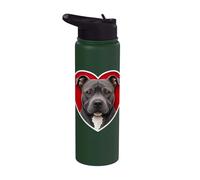 Cuore Pitbull Blu Stainless Steel Insulated Water Bottle