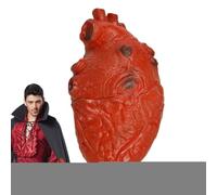 Cuore Prop Blood - Oggetti di scena con cuore sangue di Halloween - Cuore finto, decorazioni per la casa stregata, oggetti di scena per la casa infestata, decorazione, Halloween, casa