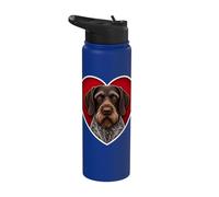 Cuore puntatore a pelo corto tedesco Stainless Steel Insulated Water Bottle