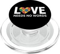 Cuore Puzzle Amore Senza Parole Consapevolezza Autismo PopSockets PopGrip per MagSafe