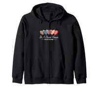 Cuore Retro Vintage Be A Decent Human It's Not That Hard Felpa con Cappuccio