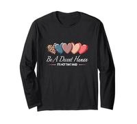 Cuore Retro Vintage Be A Decent Human It's Not That Hard Maglia a Manica