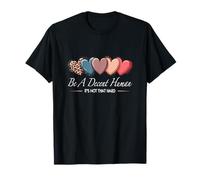 Cuore Retro Vintage Be A Decent Human It's Not That Hard Maglietta