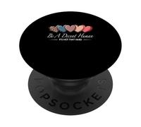 Cuore Retro Vintage Be A Decent Human It's Not That Hard PopSockets PopGrip Adesivo