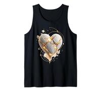 Cuore riparato d'oro Resilienza, Forza, Amore, Autostima Canotta
