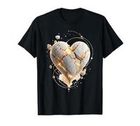 Cuore riparato d'oro Resilienza, Forza, Amore, Autostima Maglietta