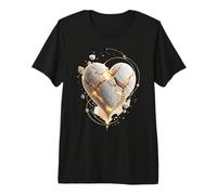 Cuore riparato d'oro Resilienza, Forza, Amore, Autostima Maglietta Premium