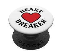 Cuore Rompere Retro Cuore Rosso San Valentino Amore PopSockets PopGrip Adesivo