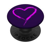 Cuore rosa amore sposa forever San Valentino Mam caro migliore PopSockets PopGrip Adesivo