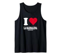 Cuore Rosso Amo Maddalena Sardegna Canotta