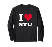 Cuore Rosso Amo STU Maglia a Manica