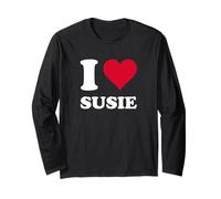 Cuore Rosso Amo Susie Maglia a Manica