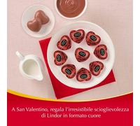 CUORE ROSSO CIOCCOLATO FONDENTE LINDT 70% LINDOR SENZA GLUTINE SAN VALENTINO