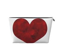 Cuore Rosso Rubino, Borsa da toilette Borsa per trucco Borsa per cosmetici Borsa da toilette da viaggio portatile