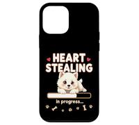 Cuore Samoiedo Cane Divertente Regalo Samoiedo Cucciolo Custodia per iPhone 12 mini