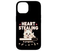 Cuore Samoiedo Cane Divertente Regalo Samoiedo Cucciolo Custodia per iPhone 14