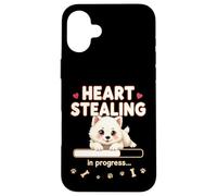Cuore Samoiedo Cane Divertente Regalo Samoiedo Cucciolo Custodia per iPhone 16 Plus