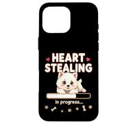 Cuore Samoiedo Cane Divertente Regalo Samoiedo Cucciolo Custodia per iPhone 16 Pro Max