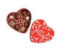 Cuore scrigno di latta ripieno di praline, 130 gr