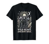 Cuore Selvaggio Ancient Soul Bear Natura Wilderness Art Maglietta