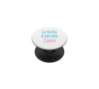 Cuore Siciliano Stile Design Frasi tradizionali PopSockets PopGrip Adesivo