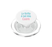 Cuore Siciliano Stile Design Frasi tradizionali PopSockets PopGrip per MagSafe
