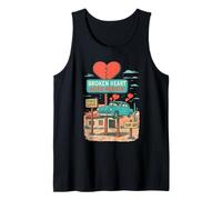 Cuore Spezzato Riparazione Automatica Romance Meccanico di Auto San Valentino Canotta