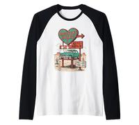 Cuore Spezzato Riparazione Automatica Romance Meccanico di Auto San Valentino Maglia con Maniche Raglan