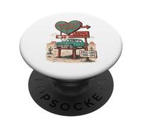 Cuore spezzato Riparazione automatica Romance Meccanico di auto San Valentino PopSockets PopGrip Adesivo