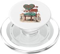 Cuore spezzato Riparazione automatica Romance Meccanico di auto San Valentino PopSockets PopGrip per MagSafe