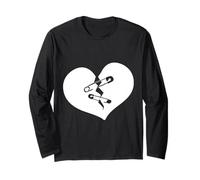 Cuore Spezzato Sad Brokenhearted Spille da Balia San Valentino Maglia a Manica