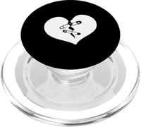 Cuore spezzato Sad Brokenhearted spille da balia San Valentino PopSockets PopGrip per MagSafe