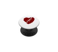 Cuore Spezzato Umorismo Grunge per Ribelli PopSockets PopGrip Adesivo