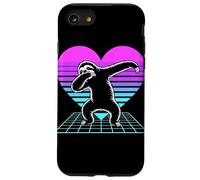 Cuore Synthwave Bradipo Pigro Bradipi Che Fanno Il Dab Custodia per iPhone SE (2020) / 7/8