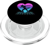 Cuore Synthwave Lupo Dabbing Lupi PopSockets PopGrip per MagSafe
