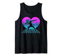 Cuore Synthwave Tigre Dab Tigri Canotta