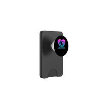 Cuore Synthwave Tigre Dab Tigri PopSockets PopWallet per MagSafe