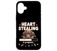 Cuore tedesco a pelo corto cane puntatore divertente regalo cucciolo Custodia per iPhone 16 Plus