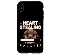 Cuore tedesco a pelo corto cane puntatore divertente regalo cucciolo Custodia per iPhone XS Max