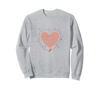 Cuore tenero: Sono Molto vulnerabile RN Emotional Art Felpa, Unisex per Adulti, Grigio Melange, S